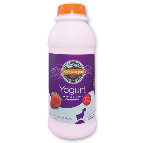 Yogurt bebible a base de leche de cabra sabor fresa (500ml)